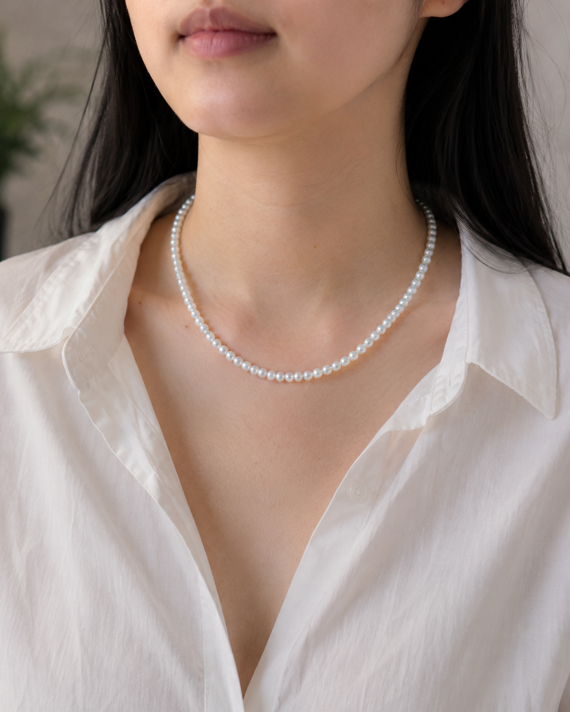 Collier de perles 5-6mm